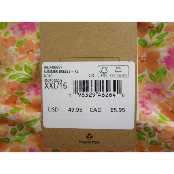 Billabong Summer Breeze Hike Women's XXL/16 Bikini Bottom Medium Coverage - Picture 3 of 3